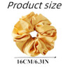 Large Oversized Scrunchies Satin Jumbo Scrunchies Soft Silk Big Scrunchy Elastic Elastic Hair Ties Ponytail Holder For Women And Girls