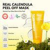 APRILSKIN Calendula Flower-Infused Facial Peel Off Mask, 3.52 fl. oz, PHA, BHA & Niacinamide gently exfoliates, removes impurities, improves uneven s