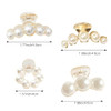 4 Pcs Cute Small Pearl Hair Claw Clips For Women Strong Hold No Slip Claw Clips Daily Styling Hair Accessories For Thick And Thin Hair