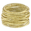 50 Pcs Gold Hair Ties For Women Elastic Shiny Hair Rubber Bands Gold Thin No Damage Ponytail Holders For Ponytails Small Golden Hairs Ties