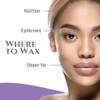 Satin Smooth Ez Grip Eyebrow Wax Strips Non Woven Eyebrow Waxing Strips Upper Lip And Brow Wax Strip Facial Hair Removal For Women 100 Ct