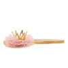 Nishine 1.3 X1.3 Mini Baby Girl Tulle Crown Headband Toddler Princess Crown Tiaras Birthday Photography Gold Elastic