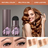 Lsxia Eye Brow Stamp And Eyebrow Stencil Kit Dark Brown