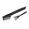 2Pcs Hair Brush Cleaner Rakes Cleaning Tool Set For Removing Hair Dust Lint Debris From Hairbrush Comb Hot Air Brush