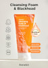 Hanskin Pore Cleansing Foam Exfoliating Face Wash Makeup Remover 4.06 Oz