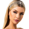 Jeairts Rhinestone Head Chain Crystal Forehead Bridal Prom Hair Jewelry