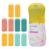 Tranomos 10 Pack Silicone Bottle Covers Travel Essentials For Women Men Beach Vacation Essentials Travel Size Toiletries Accessories Cruise