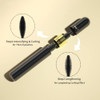Liquid Lash Extensions Black Mascara Volume And Length 5X Longer 4D Silk Fiber Lash Waterproof Makeup For Long Lasting Clump Free Volume