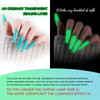 U Shinein Glow In The Dark Gel Hema Tpo Free No Wipe Glow Nail Top Coat