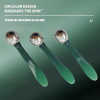 Marfort 2 In 1 Roller Eyes Cream Applicator Wand And T Shape Massager Tool For Facial Massage Reduce Puffiness Green 1