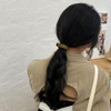 Boxkat 4 Pcs Matte Diagonal Stripe Ponytail Buckle Hair Clip High Ponytail Claw Clip Nonslip Shark Clips Hair Styling Accessories For Women
