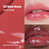 Hince Raw Glow Lip Tint Stain Glazed Glossy Dewy Lip Gloss Non Sticky And Long Wearing For Natural Glass Glow Hydrating Moisturizing Liquid