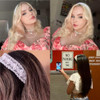 Tebiekoy 2 Packs Lace Headbands For Women And Girls Vintage Floral Embroidered Head Bands Fashion Lace Hairbands Boho Hairhoops Hair