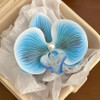 Yheahin 2Pcs Flower Hair Clips Boho Orchid Hair Clips Artificial Phalaenopsis Hair Barrettes Bridal Hawaiian Beach Party Hair Accessories