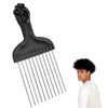 Hair Picks For Curly Hair 1 Pcs Metal Hair Pick For Black Men Afro Pick Comb Detangling Wig Braid Hair Styling Tool For Women And Men