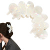 Wenlly Petal Hair Claw Clips 4.13 Inch Cellulose Acetate Hair Jaw Clips Non Slip Strong Hair Hold Barrettes For Women And Girls 1 Piece