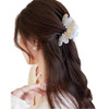 Wenlly Petal Hair Claw Clips 4.13 Inch Cellulose Acetate Hair Jaw Clips Non Slip Strong Hair Hold Barrettes For Women And Girls 1 Piece