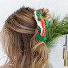 Fun Salmon Hair Claw Clip Acetate Hair Claw Big Fish Hair Claw Clip Non Slip Unique Cute Barrettes For Thick And Thin Hair Hair Accessories
