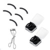 48Pcs Eyelash Curler Refill Pads Compatible With Shiseido Eye Lash And Cosmetic Accessory Silicone Soft Rubber Curler For Universal Eyelash