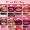 Hosaily Lip Combo 2 In 1 Dual Ended Brown Lip Liner Lipstick And Gloss Kit Nude Peach Juicy Lip Mirror Effect Velvet Matte Lip Liner Smooth