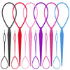 12 Pack Hair Loop Tool Hair Tool Set Ponytail Pull Through Hairs Pull Through Tools In Large And Small French Braid Loop Braiding Tools 6