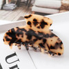 Spenlly 2Pcs Leopard Hair Claw Clips For Women Girls French Ponytail Holder Claw Clips Fashion Hair Accessories For Long Thick Hair B