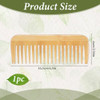 Bamboo Wide Tooth Comb Natural Bamboo Hair Detangling Comb Anti Static Hair Brush Wooden Curls Anti Static Big Tooth Wood Combs For Women
