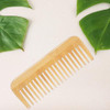 Bamboo Wide Tooth Comb Natural Bamboo Hair Detangling Comb Anti Static Hair Brush Wooden Curls Anti Static Big Tooth Wood Combs For Women