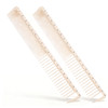 2Pcs Hair Cutting Combs With Ruler Measurements Anti Static Professional Barber Comb For Salon Hair Stylists And Barbers Fine Cutting Combs