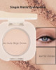 Single Matte Eyeshadow Light Brown Eye Shadow Palette Brow Makeup High Pigment Waterproof Pressed Monochrome Nude Eye Shadows Powder With