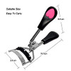 Dr.Pedi Eyelash Curlers With Comb Professional Makeup Tool With Eyelash Curler Refills Pads Pinch