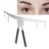 Stainless Steel Eyebrow Ruler 3 Point Positioning Balance Tool