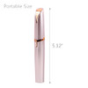 Lixiongbao Usb Rechargeable Portable Electric Eyebrow Trimmer Pen For Women Painless Precision Hair Remover Safe Shaver Razor Tool For Face