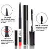 Amy S Diary 2Pcs Black Matte Lip Liner And Lipstick Makeup Set Black Lip Stain And Lip Liner Long Lasting Waterproof Set Dark Lipstick And