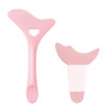 Sumeitang Eyeliner Stencils 2Pcs Reusable Silicone Eyeliner Aid Mascara Shield Multifunctional Makeup Stencil For Beginners Eye Liner