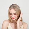 Aswewamt 2 Pcs Alloy Moon Five Pointed Star Headbands Bridal Hair Hoop Wedding Hair Accessories Ornaments For Elegant Women Girls
