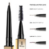 Eyebrow Pencil 3 Pcs Waterproof Long Lasting Microblading Dark Brown Brow Pencil Natural Eyebrow Makeup Ultra Slim Defining Eyebrow Pencils
