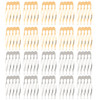 20 Pcs Small Tiny Metal Side Hair Combs For Women Girls Plain Blank Wire Slide Combs For Hair Twist Clips And Decorative Diy Crafts 5 Teeth