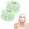 Dorbetar 2 Pcs Wrist Bands For Washing Face Microfiber Wrist Towels For Washing Face Spa Wristbands For Washing Face Face Wash Wristbands