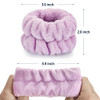 Dorbetar 2 Pcs Wrist Bands For Washing Face Microfiber Wrist Towels For Washing Face Spa Wristbands For Washing Face Face Wash Wristbands