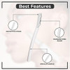 Visage Precision Facial Razors Touch Up Dermaplaning Tool Eyebrow Razor Facial Hair Peach Fuzz Removal Face Shavers For Women And Men 3