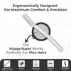Visage Precision Facial Razors Touch Up Dermaplaning Tool Eyebrow Razor Facial Hair Peach Fuzz Removal Face Shavers For Women And Men 3