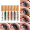 Glitter Mascara Corleone Shimmer Sparkle Color Mascara For Eyelashes Charming Longlasting For Eye Makeup Black