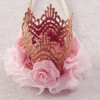 Nishine Lace Crown Headband For Baby Girls Birthday Party Photography Gift Pink