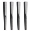 Carbon Fiber Barber Combs 4 Pack Heat Resistant Barbers Comb 7.3 Inch