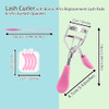 Benepoint Eyelash Curler Lash Curler With Bonus 4Pcs Replacement Lash Pads And 5Pcs Eyelash Spoolies Portable Travel Lash Curler For Eyelash