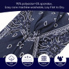 Aqokka Extra Wide Turban Headbands For Women No Slip Boho Elastic Hairband
