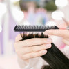 2 Pack Rat Tail Comb Black Teasing Comb For Sectioning Parting Styling Hair Stainless Steel Pintail