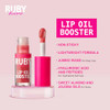 Ruby Kisses Lip Oil Booster Hydrating Lip Gloss With Nourishing Natural Oil Blend Jumbo Wand For Easy Application Non Sticky Formula