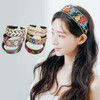 Xxfbjnmd Multi Pattern Flower Embroidery Headbands Boho Handmade Embroidery Wide Vintage Ethnic Style Hairbands For Women Outdoor Hair